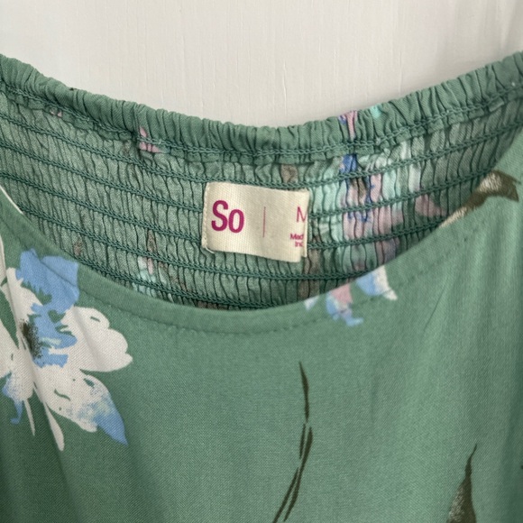 SO mint floral sundress - Picture 2 of 4